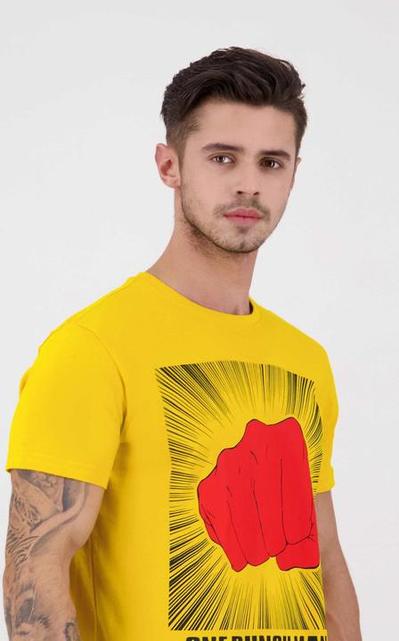 Actual product image One Punch Man One Punch Men The Punch Men's Tshirt (XXL)