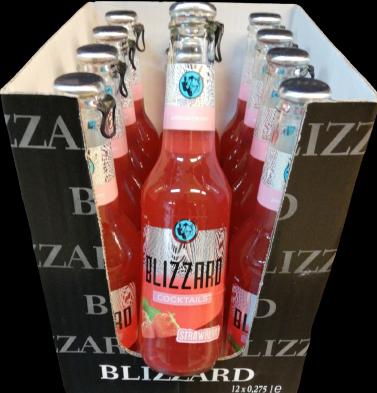 Actual product image Blizzard Strawberry cocktail box / 5.9% (24 x 27.5 cl)