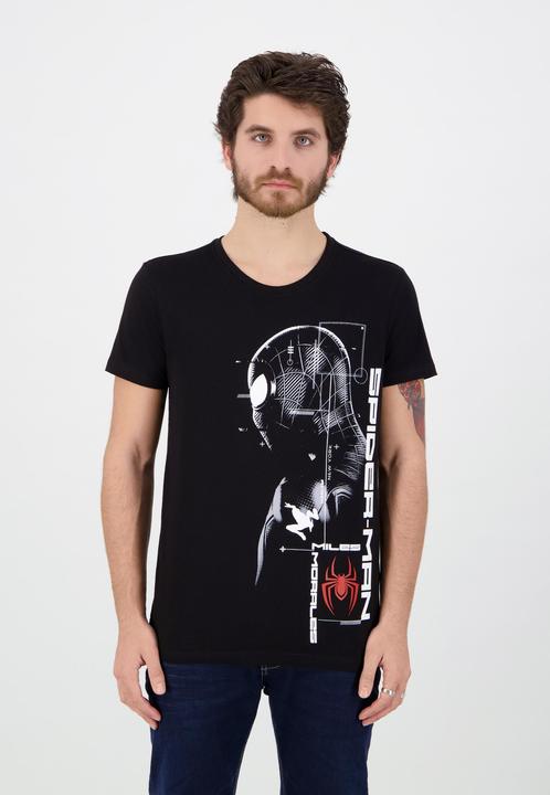 Actual product image Spiderman Miles Morales Silhouette Tshirt (XXL)