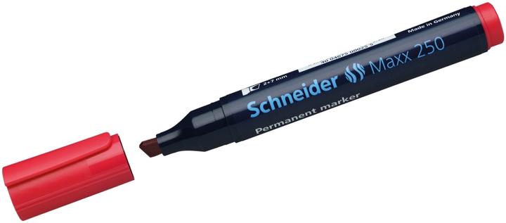 Produktbild Schneider Permanentmarker Maxx 250 Strichstärke: 2-7 mm Schreibfarbe: rot (Rot, 7 mm, 1 x)