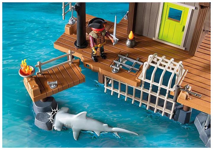 Image du produit Playmobil Port pirate avec prison pour corsaires (71792, Playmobil Pirates)