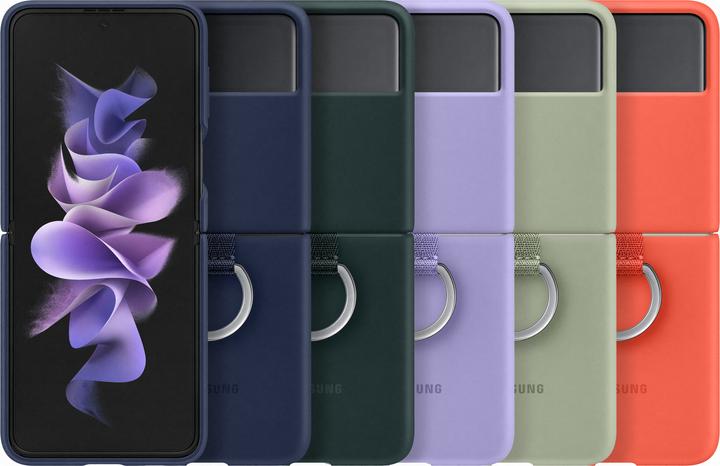 Actual product image Samsung Silicone cover with ring (Samsung Galaxy Z Flip3)