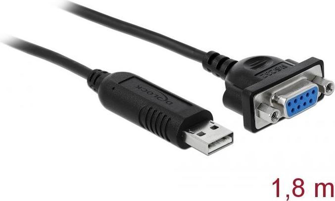 Produktbild Delock USB A — RS-232 (1.80 m, VGA)