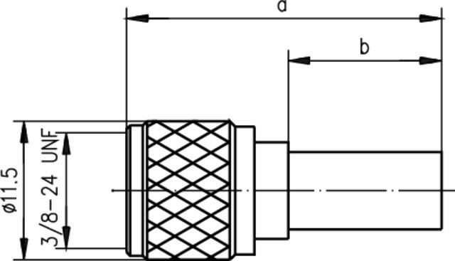 Produktbild Telegärtner Mini-UHF Kabelstecker Crimp G01 crimp/crimp, B1305, G01 (RG-58 C/U)