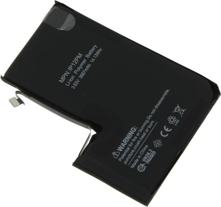 Produktbild MobileParts iPhone 12 Pro Max Batterie - No PopUp + PowerView (Akku, iPhone 12 Pro Max)