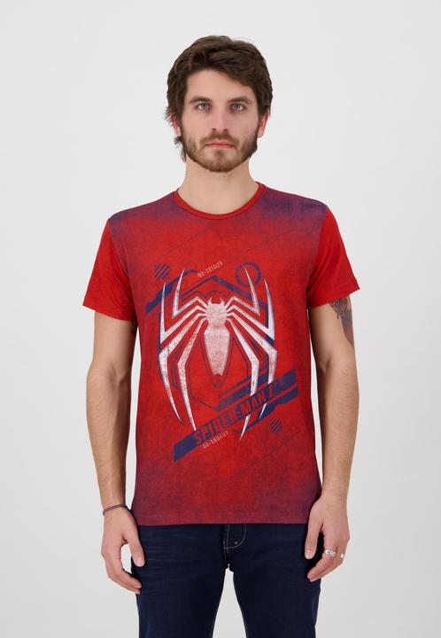 Actual product image Acid Wash Spider Men's Tshirt (XXL)