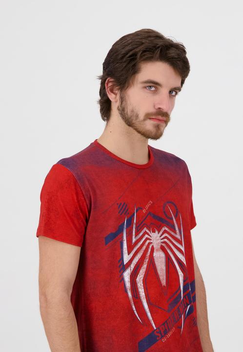 Actual product image Acid Wash Spider Men's Tshirt (XXL)