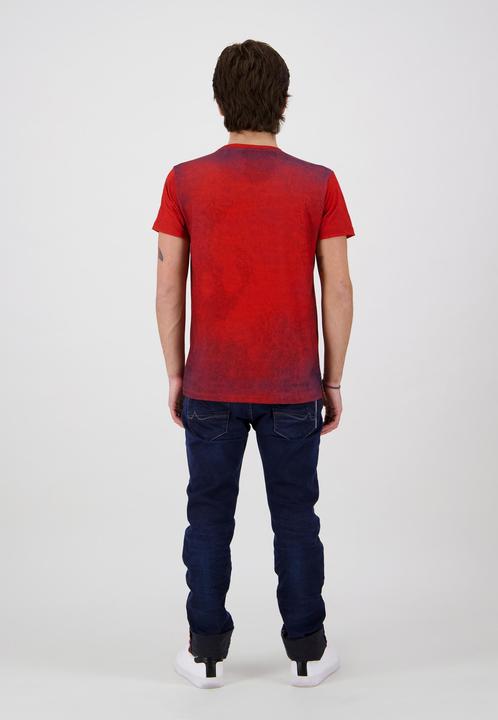 Actual product image Acid Wash Spider Men's Tshirt (XXL)