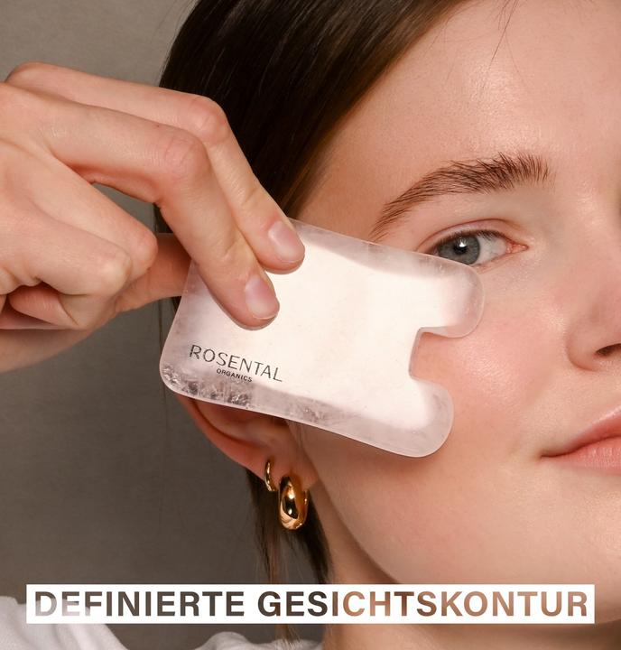 Actual product image Rosental Organics Rosental Tools - Rose Quartz Gua Sha