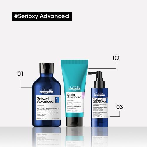 Immagine prodotto L'Oréal Professionnel - Shampoo per capelli diradati Serioxyl Advanced (Shampoo corporizzante) - (300 ml, Shampoo liquido)
