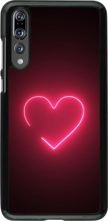 Produktbild PhoneLook Hülle Valentine 2023 single neon heart (Huawei P20 Pro)