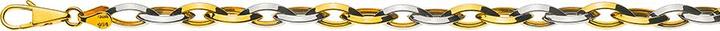Image du produit Muau Navette (750, Or blanc, Or jaune 18 carats, 45 cm)