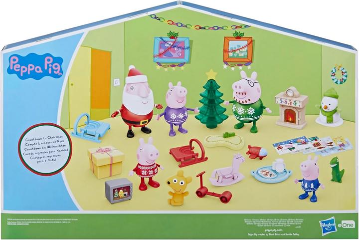 Actual product image Hasbro Peppa's advent calendar with 24 surprise toys and stickers, children's toys