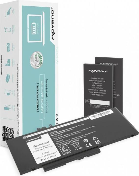 Immagine prodotto Mitsu Batteria Movano per DELL Latitude E5450, E5550 (5800 mAh)