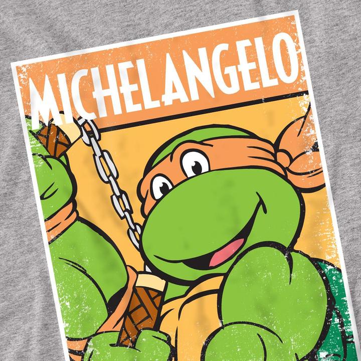 Immagine prodotto Teenage Mutant NT Maglietta Michelangelo Adulto Unisex (M)