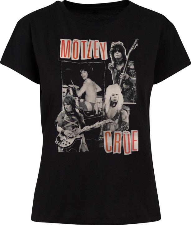Actual product image Merchcode Ladies Motley Crue - Vintage Punk Collage Box Tee - 138469 (XL)