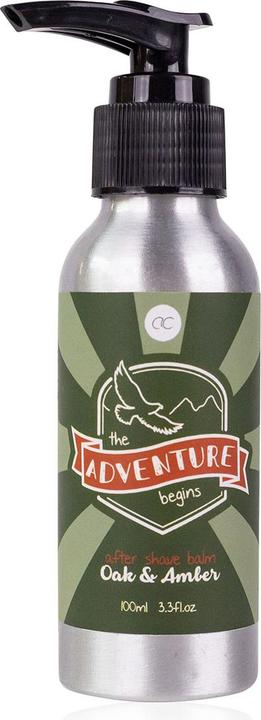 Accentra After Shave Balsam ADVENTURE COLLECTION in Pumpspender aus Aluminium, 100ml, Duft: Oak & Amber, Farb (Aftershave Balsam, 100 ml)