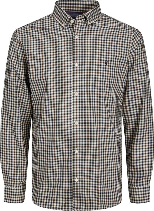 Jack & Jones Jprblugreg Gingham Shirt L/S Button Down (XL)