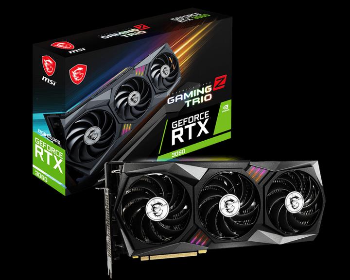 Produktbild MSI GeForce RTX 3060 GAMING Z TRIO 12G (12 GB)