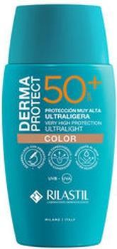 Rilastil Dermaprotect Ultra-Light Sunscreen With Color Spf 50+ 50 Ml (Sonnencreme, SPF 50, 50 ml)