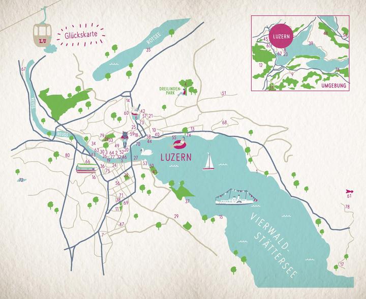 Produktbild Glücksorte in Luzern (Deutsch, Laila Bosco, 2022)