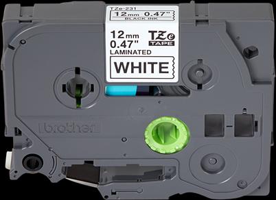 Actual product image Brother TZe-231 (1.20 cm, White, Black)