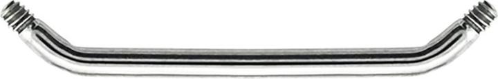 Star Piercing Surface Barbell-Stab 45° silber (ohne Messing, Chirurgenstahl 316L)