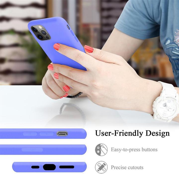 Actual product image Cadorabo TPU Liquid Silicone Case Cover (Apple iPhone 12, Realme 12 Pro+)