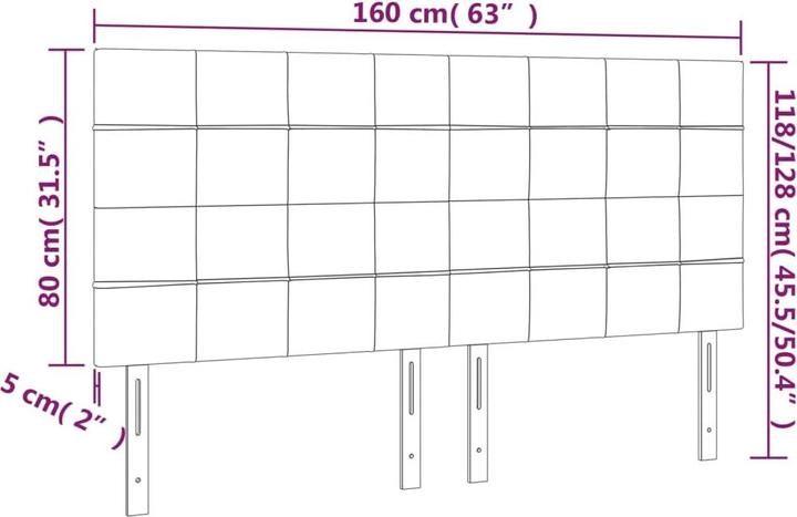 Actual product image VidaXL Warren (160 x 5 x 128 cm)