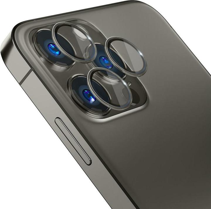 Actual product image 3MK iPhone 14 Pro/14 Pro Max Lens Protection Pro Graphite (1 Piece, Apple iPhone 14 Pro Max, Apple iPhone 14 Pro)