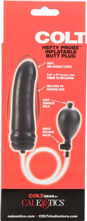 Actual product image CalExotics Hefty Probe Inflatable Butt Plug