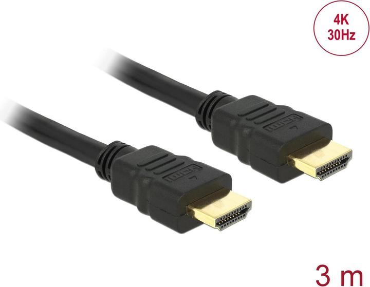 Actual product image Delock HDMI (Typ A) — HDMI (Typ A) (3 m, HDMI)