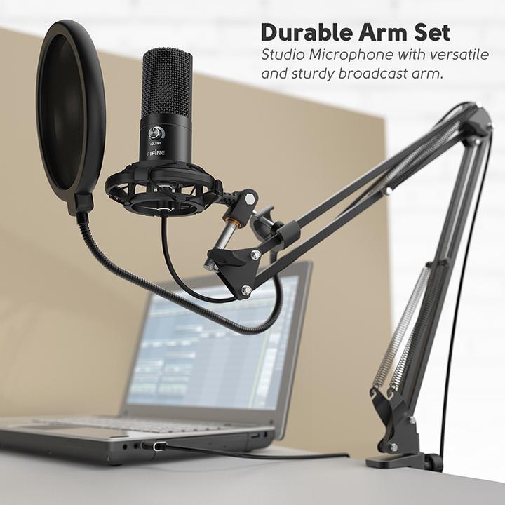 Actual product image Fifine T669 Broadcasting Microphone