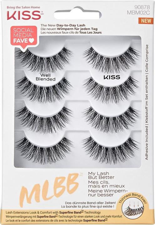KISS Lashes - MLB Bolder Well Blended Multipack (Künstliche Wimpern)