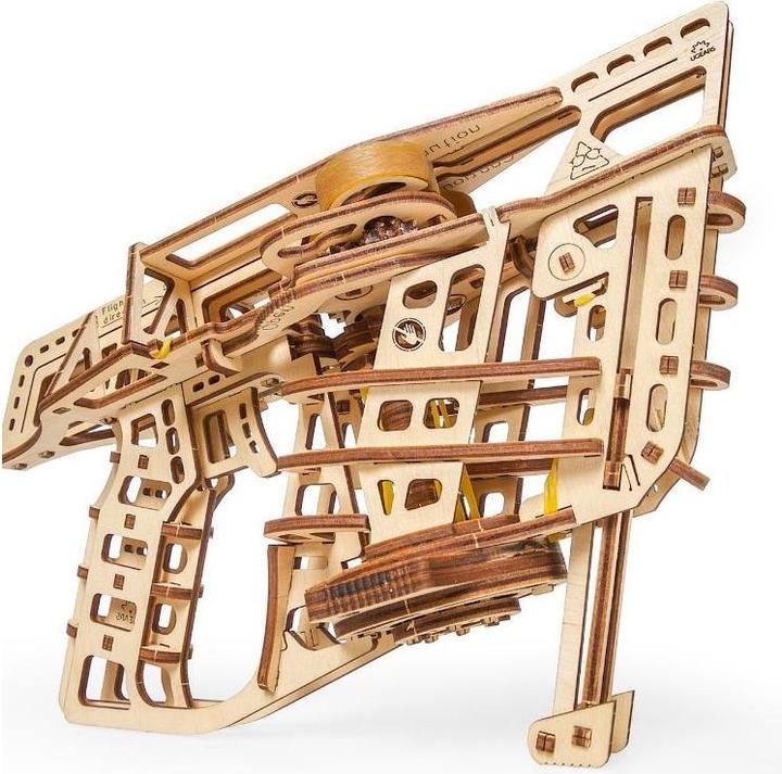 Produktbild Ugears Flugzeugstarter mechanische Modell Bausatz