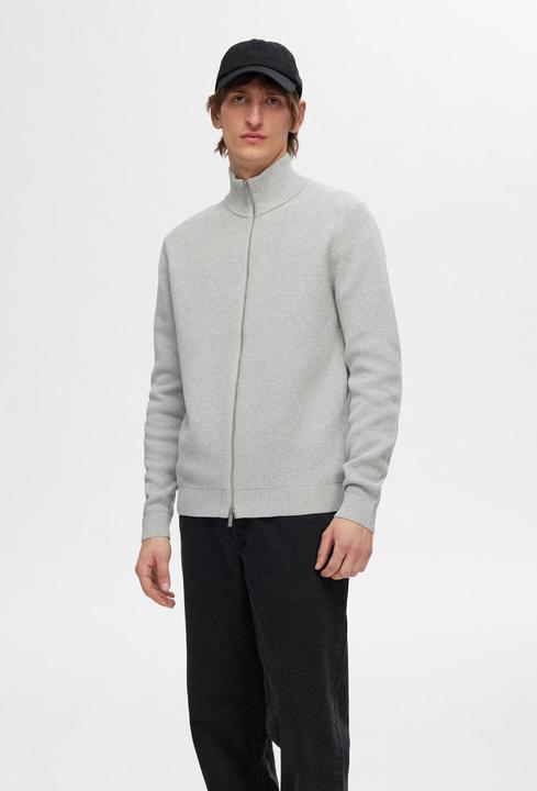 Actual product image Selected Homme High neck zip cardigan (L)