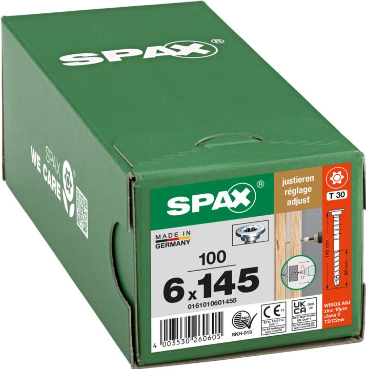 Produktbild Spax Justierschrauben (100 Schrauben pro Stück)