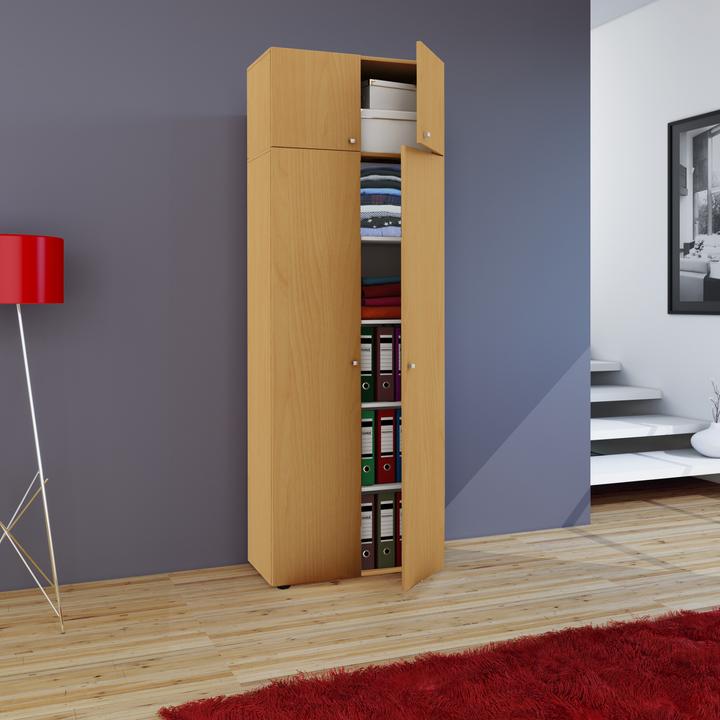 Immagine prodotto VCM Armadio multiuso in legno serie Vandol con ante a battente (70 x 40 cm)