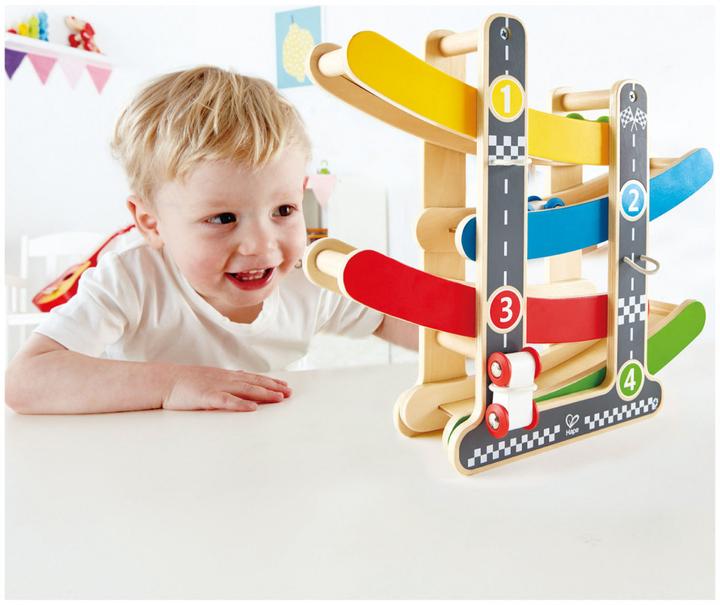 Actual product image Hape Flickflack racetrack