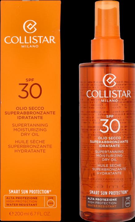 Actual product image Collistar Supert Moisturizer Dry Oil Sun Protection Factor 30 (Suntan cream, SPF 30, 200 ml)
