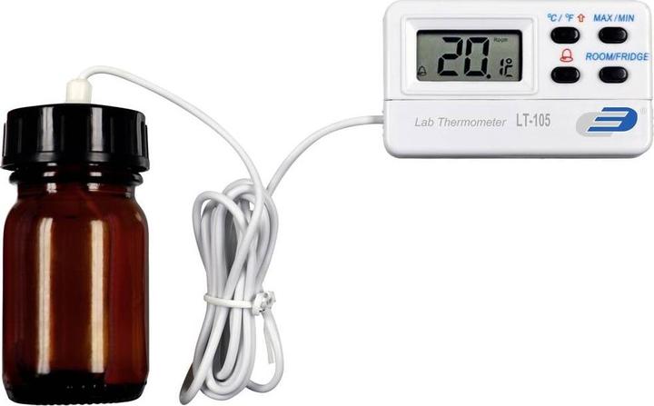 Image du produit TFA 31.1049.02.K Thermomètre numérique professionnel LT-105 Thermomètre de laboratoire Certificat (Thermomètres)