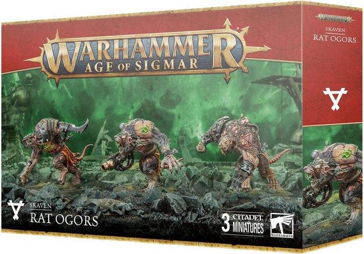 Actual product image Games Workshop Warhammer AoS - Skaven Rats Ogres (Plastic)