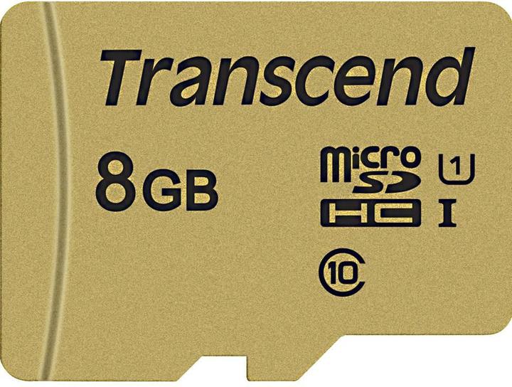 Transcend 8GB UHS-I U1 SD CARD (8 GB, microSDXC, U1, UHS-I)