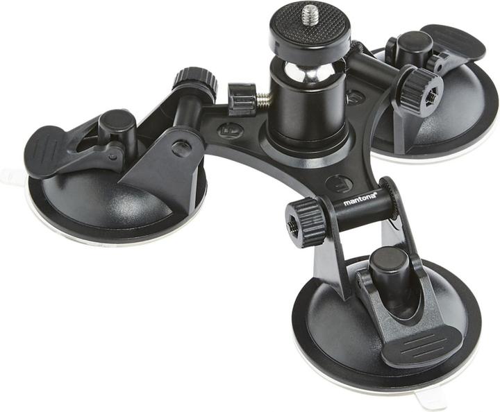 mantona 3-legged suction cup holder L (Hero 3, Hero 3+, Hero 4, Hero 2, hero 5, Hero 6, Hero 7)