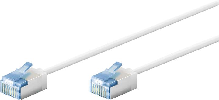 Immagine prodotto Goobay Cavo patch CAT 6A ultra-flessibile, sottile, U/FTP, bianco (PiMF, U/FTP, CAT6a, 15 m)