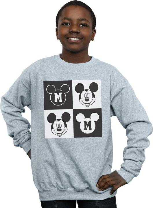 Immagine prodotto Disney Mickey Mouse Smiling Squares Felpa Ragazzi (140, 146)
