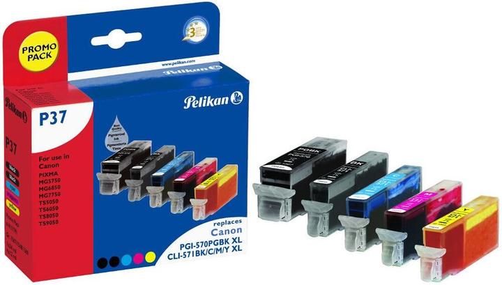 Actual product image Pelikan P37 Multipack (M, C, Y, PBK, FC)