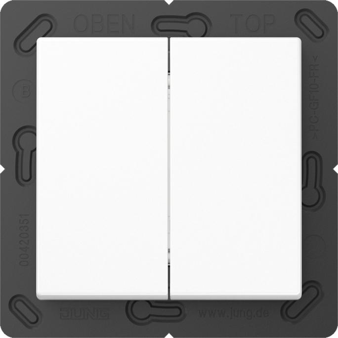 Produktbild JUNG BLEA595WW Bluetooth Low Energy Funk-Wandsender