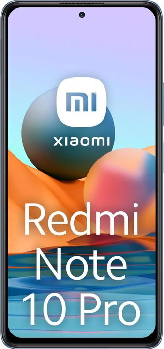 Actual product image Xiaomi Redmi Note 10 Pro (128 GB, Glacier Blue, 6.67", Dual SIM, 108 Mpx, 4G)
