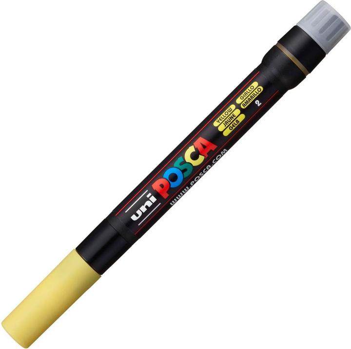 Image du produit Posca Marqueur Pointe de pinceau (Jaune, 10 mm, 1 x)
